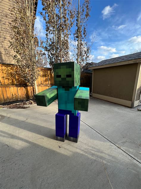 Diy Life Size Minecraft Blocks And Creatures Etsy