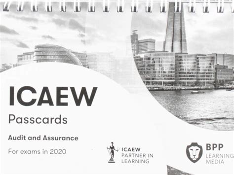 Icaew Audit And Assurance Passcards Bpp Learning Media 9781509781768 Books