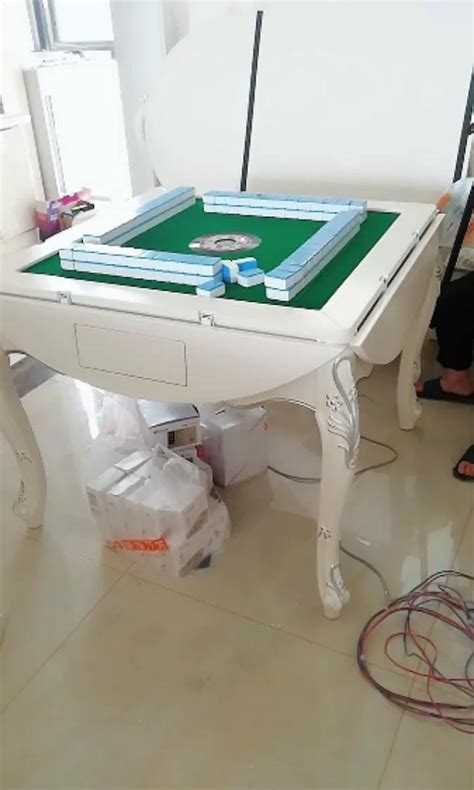 Automatic Shuffle Mahjong Table Solid Wood Folding Dining Table