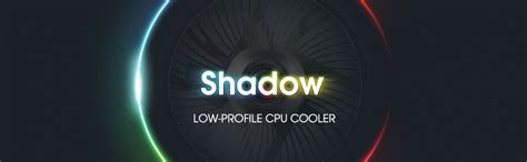 Vetroo Shadow Low Profile Cpu Cooler Mm Addressable Rgb Pwm Fan