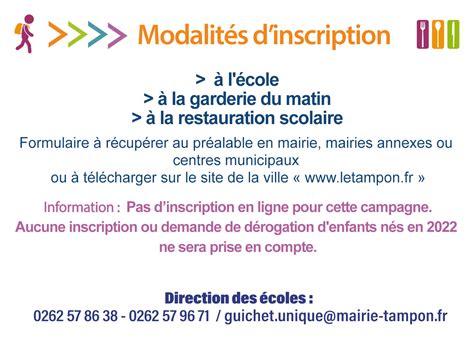 Campagne des inscriptions scolaire et périscolaire pour 2024 2025