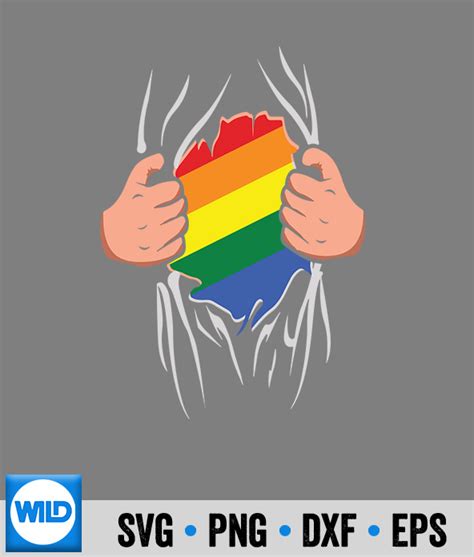 Lgbt Svg Super Gay Equality Rainbow Lgbtq Lgbt Pride Month Svg Wildsvg