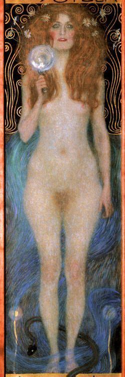 Gustav Klimt Nude Veritas Naked Truth 1899 Gustav Klimt Klimt