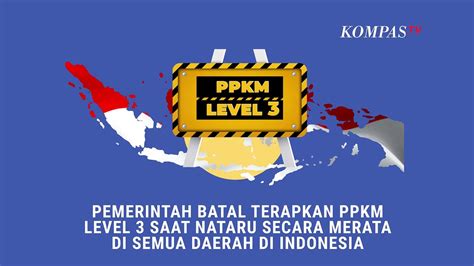 Infografis Ppkm Level Saat Nataru Batal Diterapkan Simak Aturan