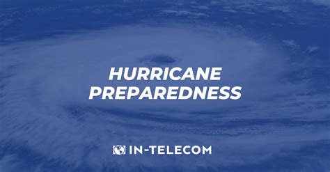 Hurricane Preparedness Checklist For Businesses In Telecom