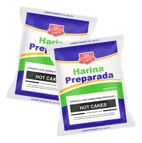 Harina Para Hot Cakes Tres Estrellas Kg Env O Gratis