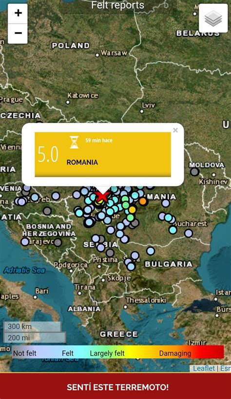 Tuitero S Smico On Twitter Sismo En Rumania Los C Rculos En