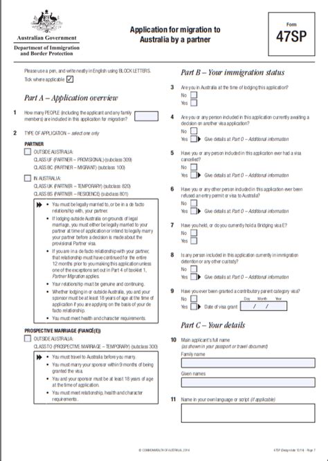 Document Checklist For Australian Spouse Partner Visa 2023