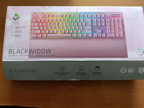 Razer Blackwidow V3 Quartz Edition, Computers & Tech, Parts ...