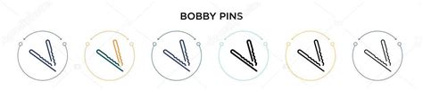 Bobby Pins Vector Art Stock Images Depositphotos