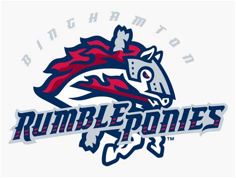 Binghamton Rumble Ponies Logo - Binghamton Rumble Ponies, HD Png Download - kindpng