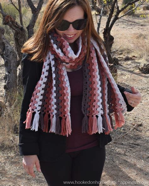 Granny Stripe Scarf Crochet Pattern Artofit