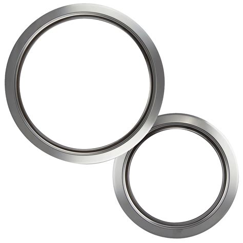 R68ge Style D 2 Pack Heavy Duty Chrome Trim Rings Range Kleen Rangekleen