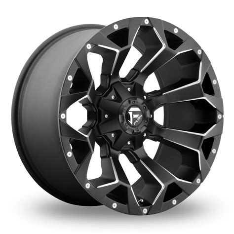 Fuel Off Road Assault Matt Black Milled 18 Alloy Wheels Wheelbase