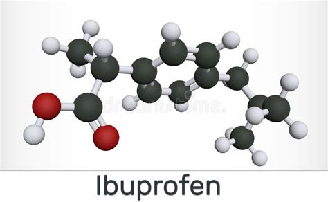 La Molécule D Ibuprofène Est Un Médicament Anti inflammatoire Non