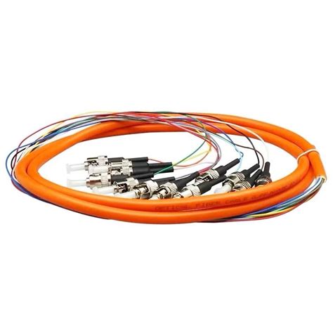 FTTH 12 Core Fiber FC Upc 0 9mm Fiber Optic Bundle Pigtail Multimode 1