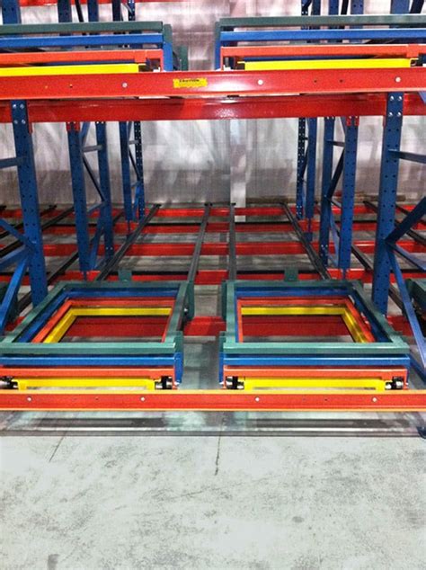 Pushback Rack SK3600 Push Back Racking System Steel King