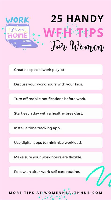 Effective Wfh Office Tips For Women To Stay Sane Work From Home Tips