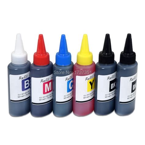 Kit de recarga de tinta de pigmento de impresión PGI 480 para