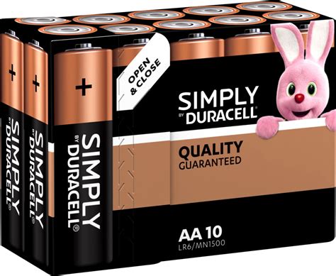 Duracell Simply Aa Mignon Mn Alkaline Batterien Im Er Karton