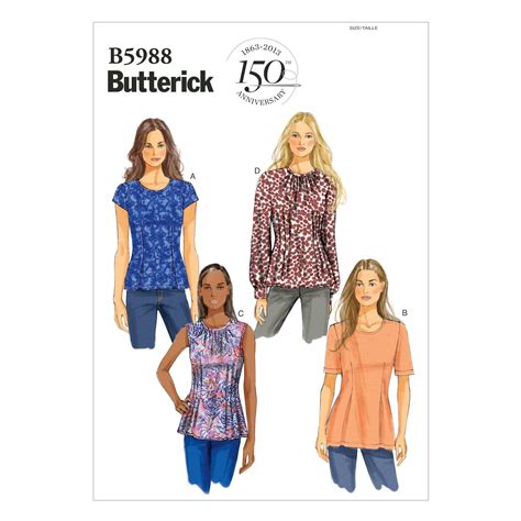 Butterick Misses Top B Joann Top Sewing Pattern Butterick