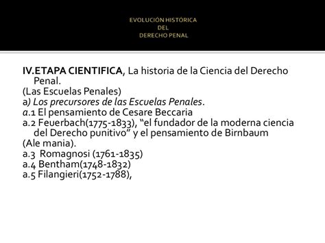 Evolución Histórica Del Derecho Penal