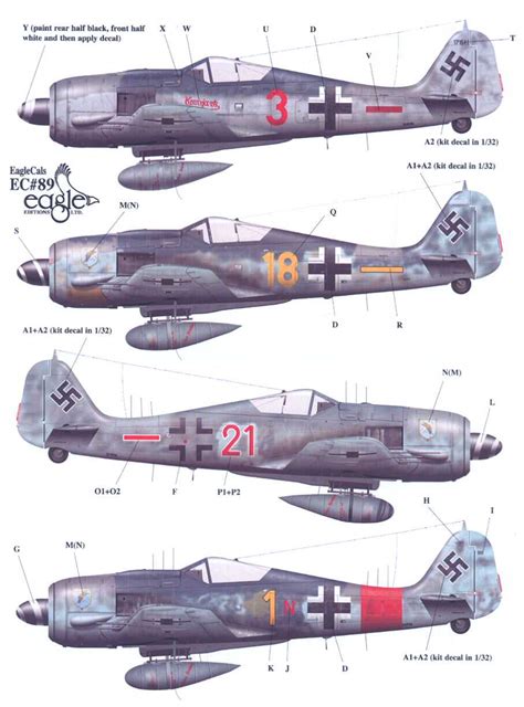 Eaglecals Decals Focke Wulf Fw Fighter Jg Part Ebay