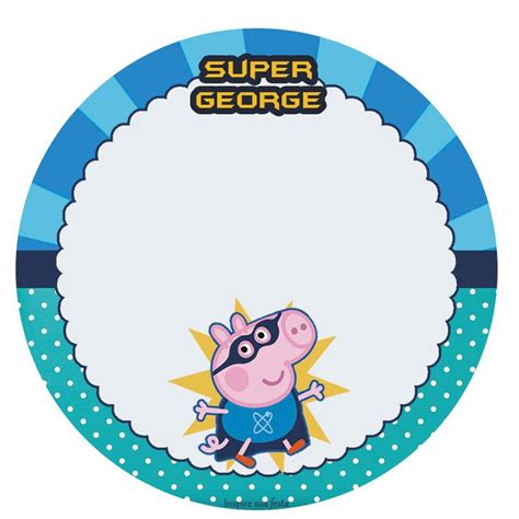 Super George Pig Kit Festa Gr Tis Para Imprimir Inspire Sua Festa