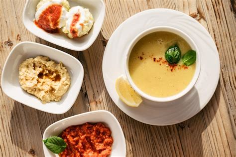 La Sopa De Lentejas Es Comida Tradicional Sabrosa Verdura Aperitivos