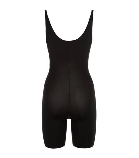 Spanx Black Thinstincts Open Bust Bodysuit Harrods Uk