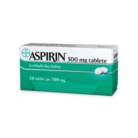 Aspirin 500 Mg Tablete Prva Naravna Lekarna