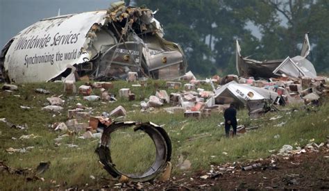 Scenes Of Wreckage From Ups Cargo Plane Crash At Alabama Airport