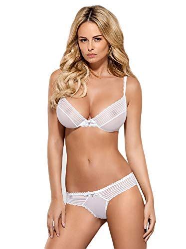 Selente verführerisches 3 teiliges Damen Dessous Set aus BH Höschen