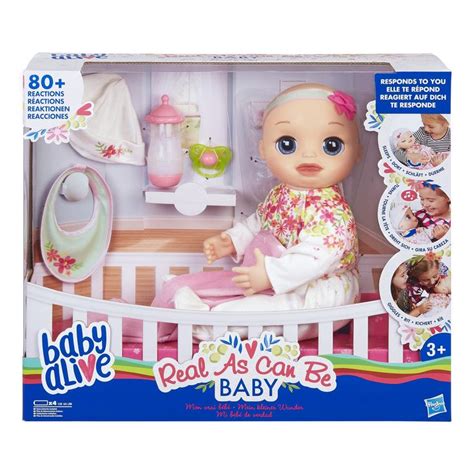 Hasbro Baby Alive Real As Can Be Blonde Baby Doll Beb Vivo Mu Ecas