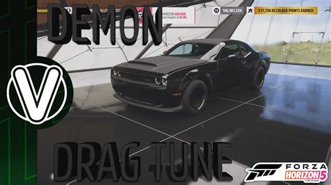 Forza Horizon 5 DODGE CHALLENGER DEMON Drag Build And Tune SLEEPER