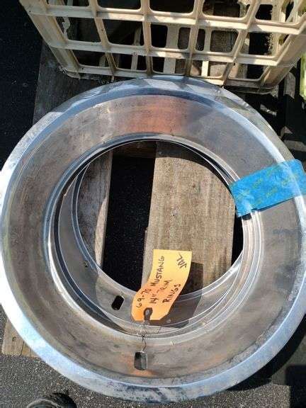 69 70 Wheel Trim Rings W Yoder Auction