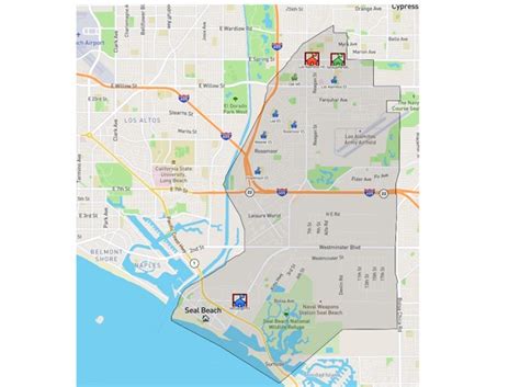 Seal Beach Leisure World Map Draw A Topographic Map