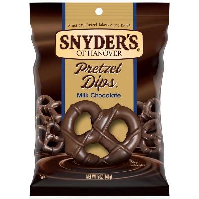 Snyder S Of Hanover Pretzel Dips Milk Chocolate 5oz Target