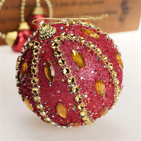Хрустальный шар Doorzichtige Kerstballen Рождественский горный хрусталь ...