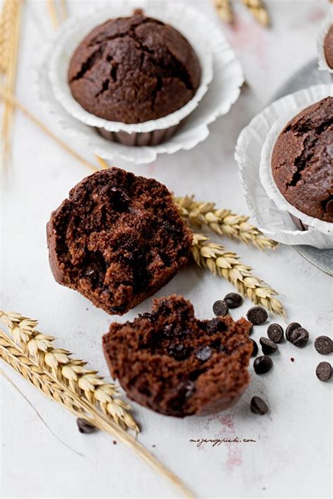 Chocolate Rye Muffins Moje Wypieki