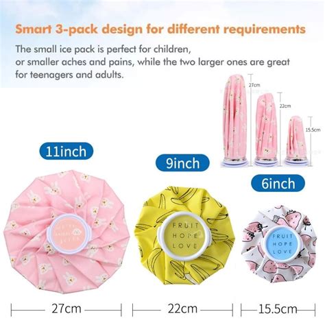 Inch Reusable Ice Pack Ice Bag Hot Water Bag Therapy Muscle Ache Hot Cooling Therapy