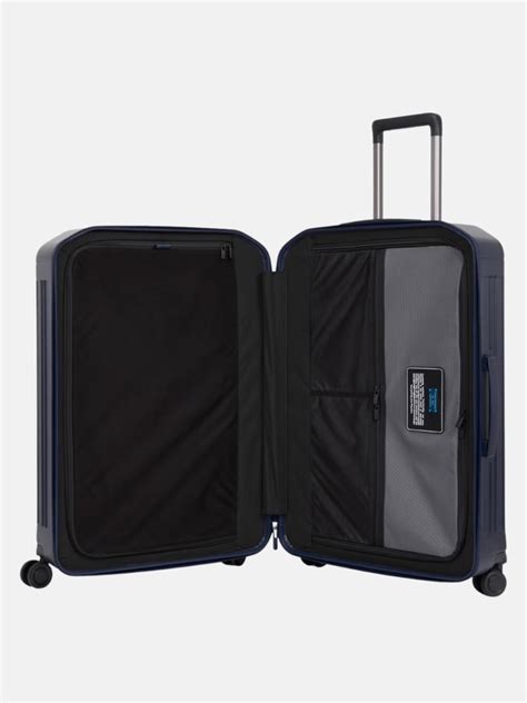 Piquadro Medium Rigid Trolley With 4 Wheels - Suitcases | Nencini Sport