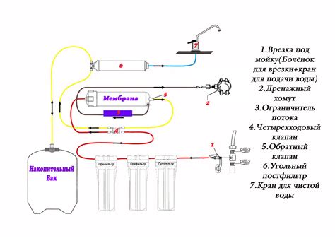 Установка обратного осмоса: схема подключения и сборка