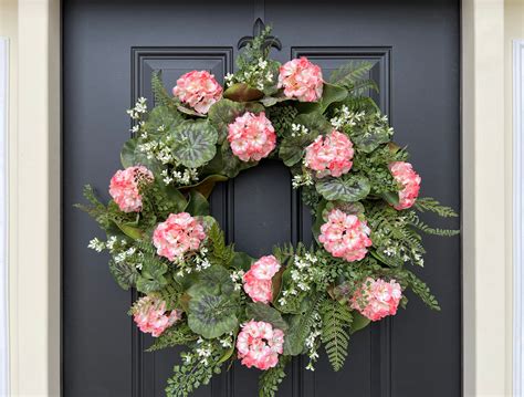 Summer Day Wreath Pink Geranium Wreath Twoinspireyou