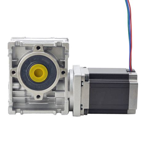 NEMA 23 Stepper Motor L 56mm Gear Ratio 5 1 Worm Gearbox Nmrv30 Worm