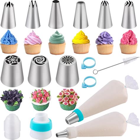 Amazon Cake Decorating Supplies Kits Piping Bags And Tips Baking