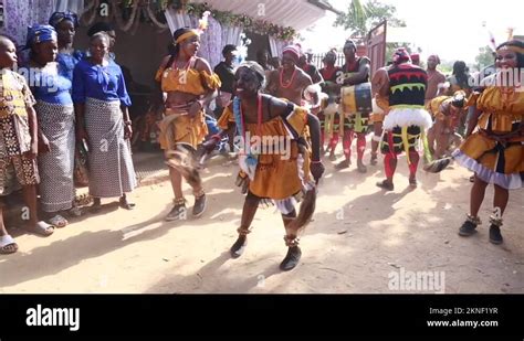 Igbo Cultural Dance In Igbo Land In The Eastern Part Of Nigeria Anambra