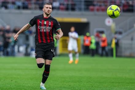 Ante Rebic Ac Milan Action During Editorial Stock Photo - Stock Image ...