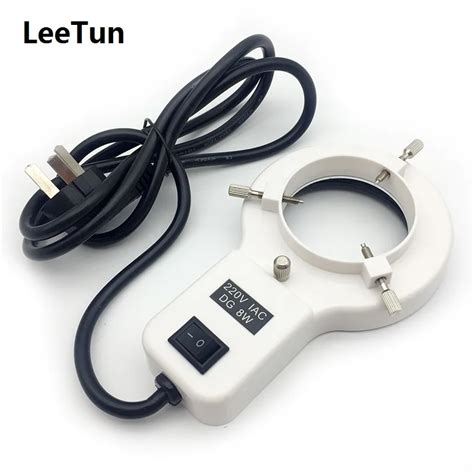 Leetun 8w Uv Fluorescent Ring Light Source Stereo Microscope Purple