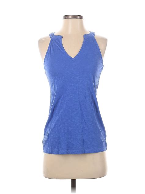 Lilly Pulitzer 100 Cotton Blue Active Tank Size Xs 69 Off Thredup